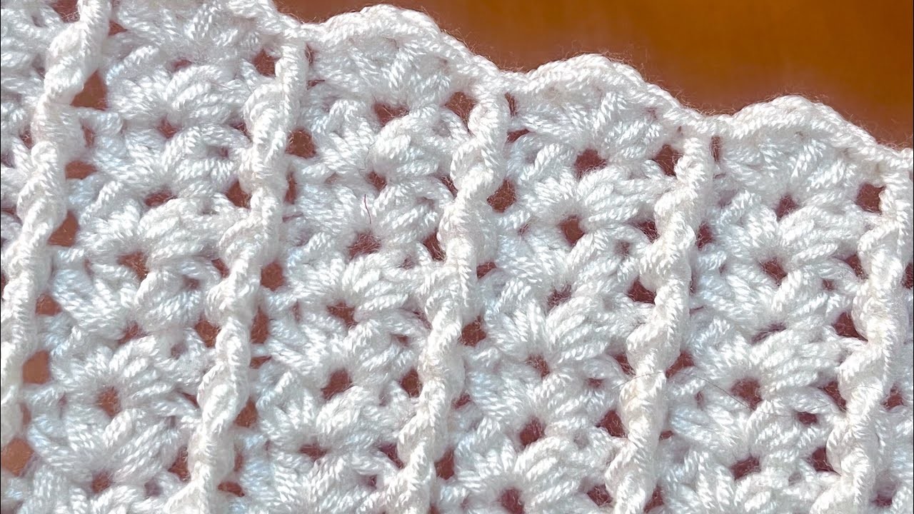 Super Easy???????? Crochet baby blanket for beginners. How to do crochet knitting for beginners