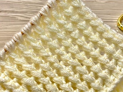 Super???????? Easy Crochet for Beginners. How to Crochet Baby blanket. Tunisian Crochet