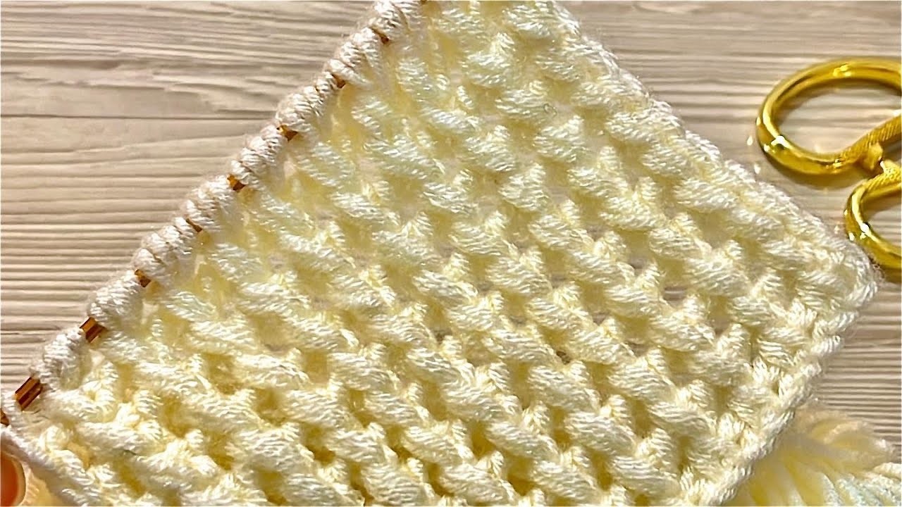 Super???????? Easy Crochet for Beginners. How to Crochet Baby blanket. Tunisian Crochet