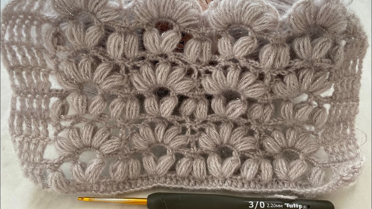 Super Easy Crochet Knitting - Tığ İşi Şahane Örgü Modeli