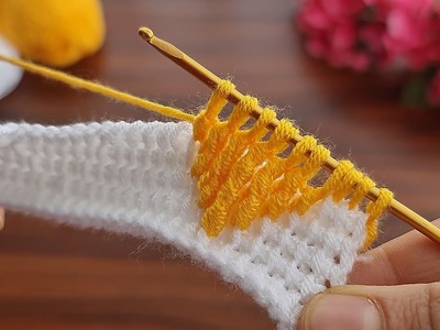 Super easy, very beautiful eye catching tunusian crochet ✔ Süper kolay, çok güzel, tunusişi örgü.