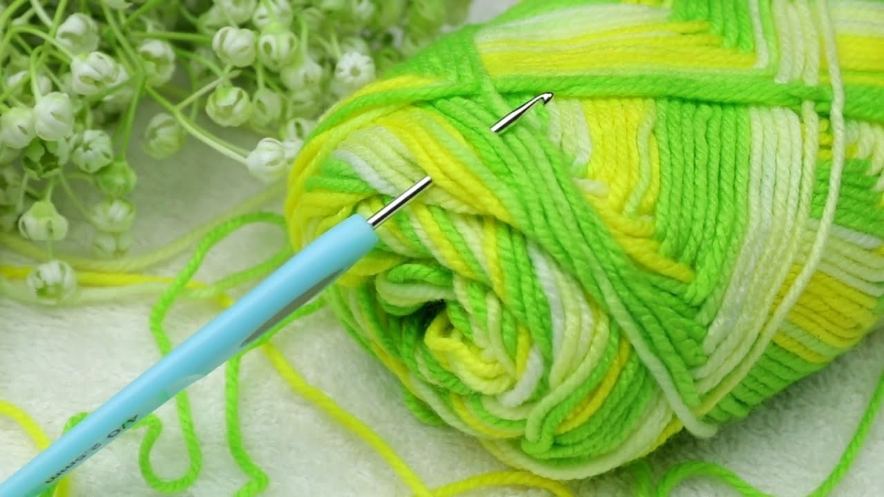 Unusual crochet stitch! It's a very easy and very pretty Crochet pattern! You Should Try.