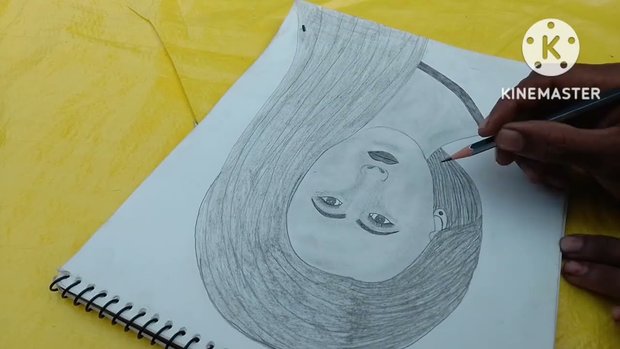 #video #girl #Drawing pencil sketch art #Video Tutorials step by step pencil art #Amanart