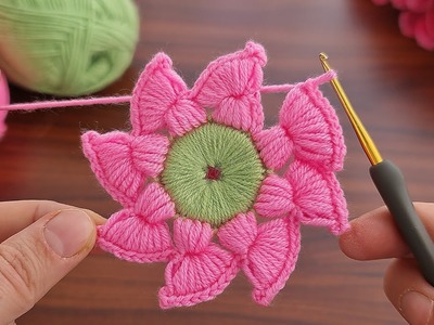 Wow !! Super easy, very useful crochet keychain ,flower ✔ sell and give as a gift ✔