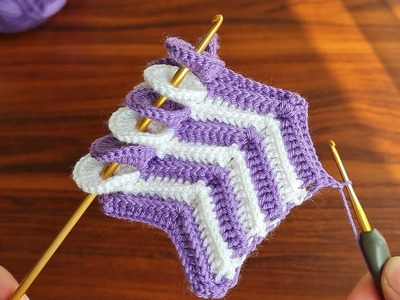 Wow!.  ???? Super idea how to make eye catching crochet. Everyone who saw it loved it. Harika tığ işi.