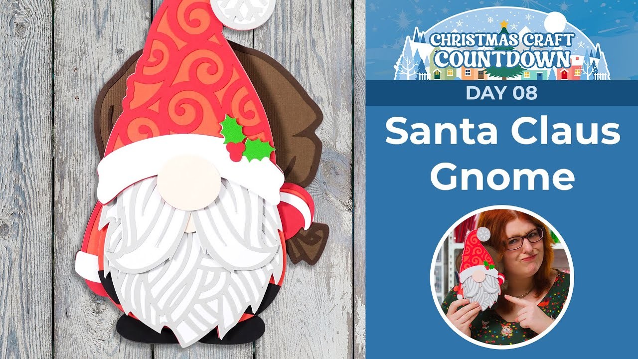 CCC Day 08 ❄️ Layered Santa Claus Gnome SVG