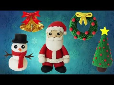 CHRISTMAS SPECIAL MINIATURE COMPILATION - HOW TO Make Polymer Clay, Play doh, Fondant Tutorial DIY