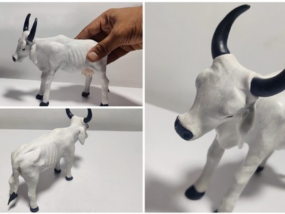 Clay Sculpting: Making Cow With Clay | Clay modelling | Clay Crafts | Clay animals | clay art