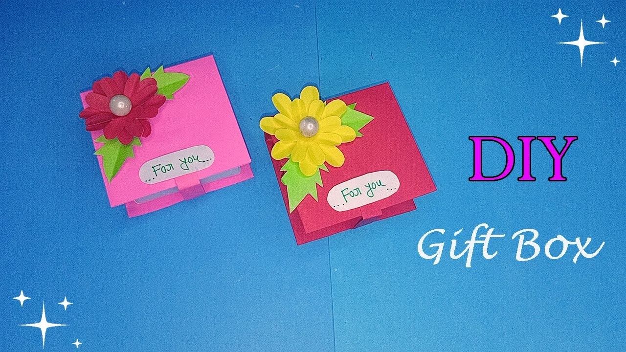 DIY GIFT BOX IDEAS. Handmade gift box idea. Origami box. Gift box for best friend