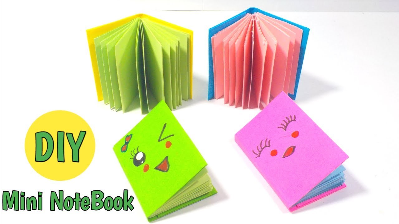 DIY Mini notebook  | How to make cute mini notebook | Origami notebook