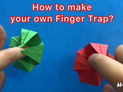 #Finger Trap #Origami Crafts #Origami Tutorial #Paper Folding @hjk0929us