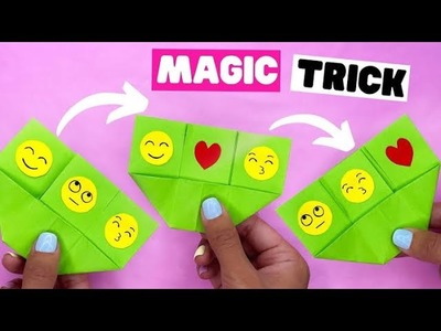 FUN origami MAGIC TRICK [DIY paper trick]