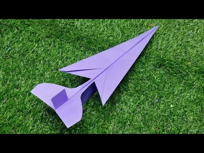 How To Fold A Paper Plane That Flies Far | World Record Paper Airplane