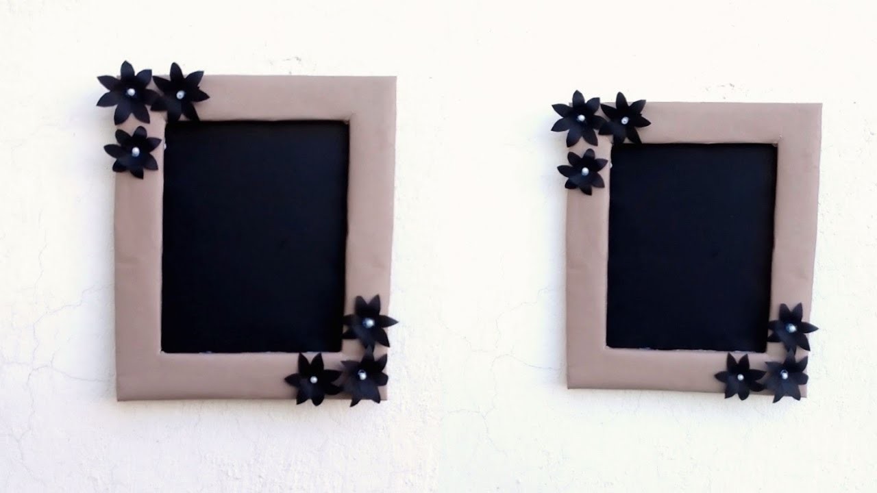 How to Make a Photo Frame on Paper || Paper Crafts || Easy Work at Home