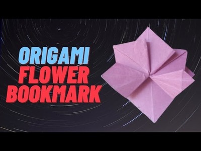 How To Make an Easy Origami bookmarks-origami-bookmark flower