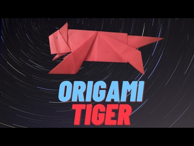 How To Make an Easy Origami Tiger_Origami tutorial
