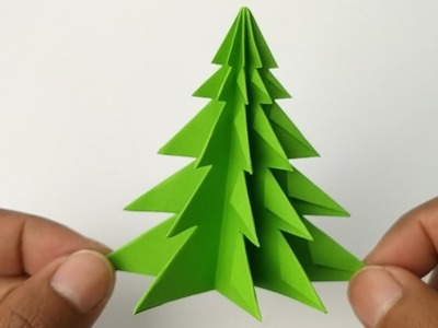 How to make an origami Christmas tree