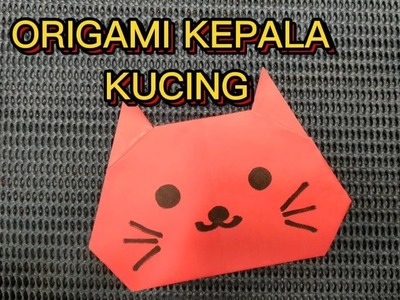 How to make Cat Head Origami | Origami Kepala Kucing | DIY Paper Craft @anakcerianusantara7611
