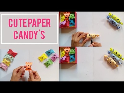 How To Make Cute Mini Paper Candy | Paper craft | Paper candy ???? gift ideas |#diy#papercraft