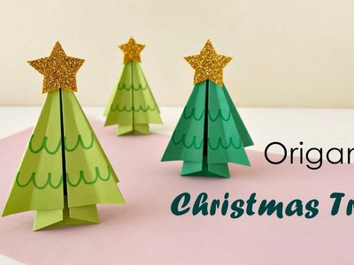 How to Make Origami Christmas Tree | Christmas Crafts | Christmas Paper Craft