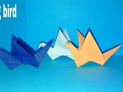How to make paper bird|easy craft|art|diy|school|origami|cute|kids|animals|decoration|creative ideas