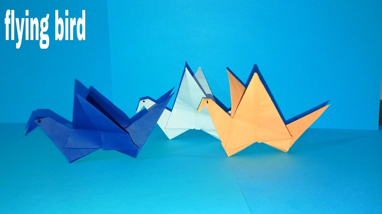 How to make paper bird|easy craft|art|diy|school|origami|cute|kids|animals|decoration|creative ideas