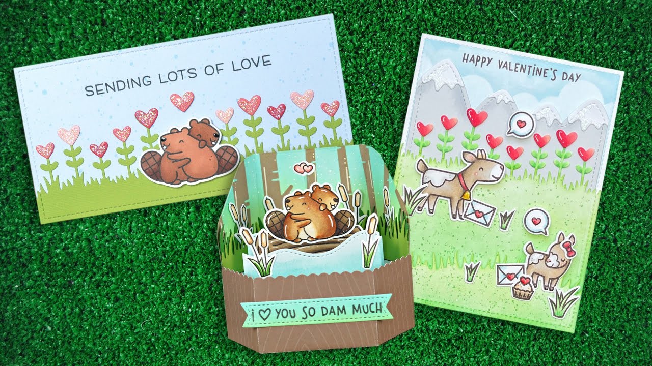 Intro to So Dam Much and Heart Garden Border + 3 cards from start to finish