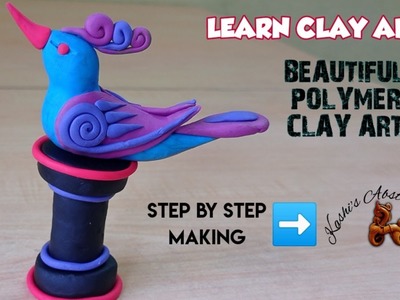 Learn How To Make A Blue Bird With Polymer Clay - It's So Easy!