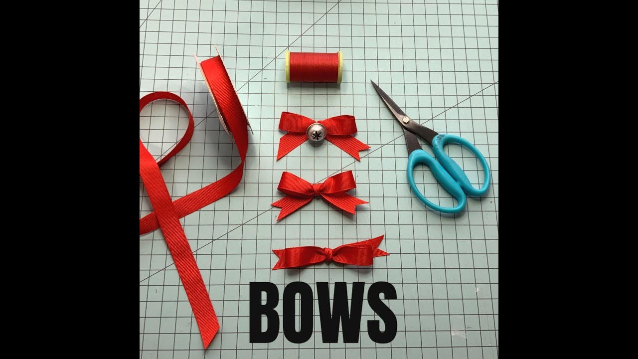 Learn to make 3 different styles of Bows for your cross stitch finishing with Vonna Pfeiffer