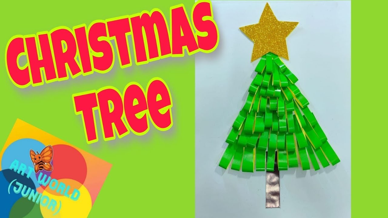Paper Christmas Tree | Christmas craft | Christmas Tree | Easy paper craft | Easy craft #christmas
