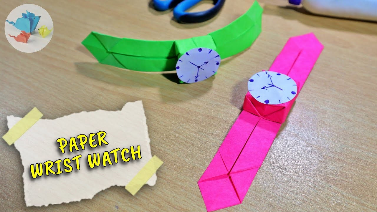 Paper watch | how to make paper watch | paper wrist watch