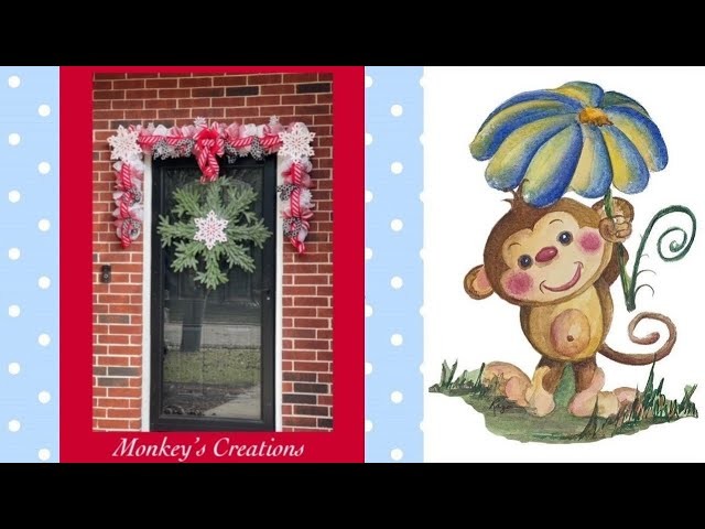 PART II - How to Make a Door Swag | Easy DIY Christmas Decorations | Winter Crafts | Live Replay