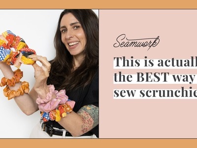 The EASIEST Scrunchie Tutorial Ever (No Pattern Needed!)