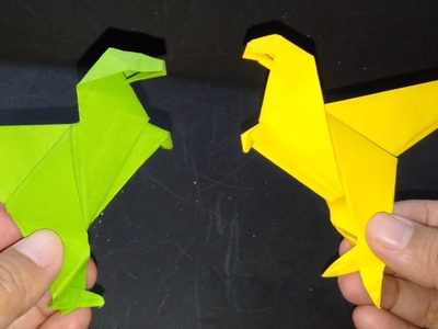 Tutorial How to Make Paper Dinosaurs Origami | Ane Projects