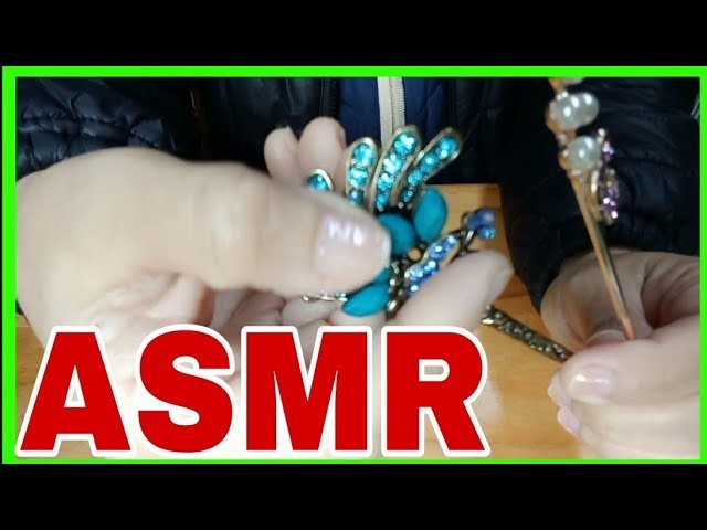 [ASMR] TAPPING ASSORTMENT HAIR ACCESSORIES (NO TALKING) @mamaflorvlogz