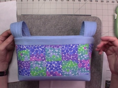 "Basket of Charms" Fabric Basket Tutorial