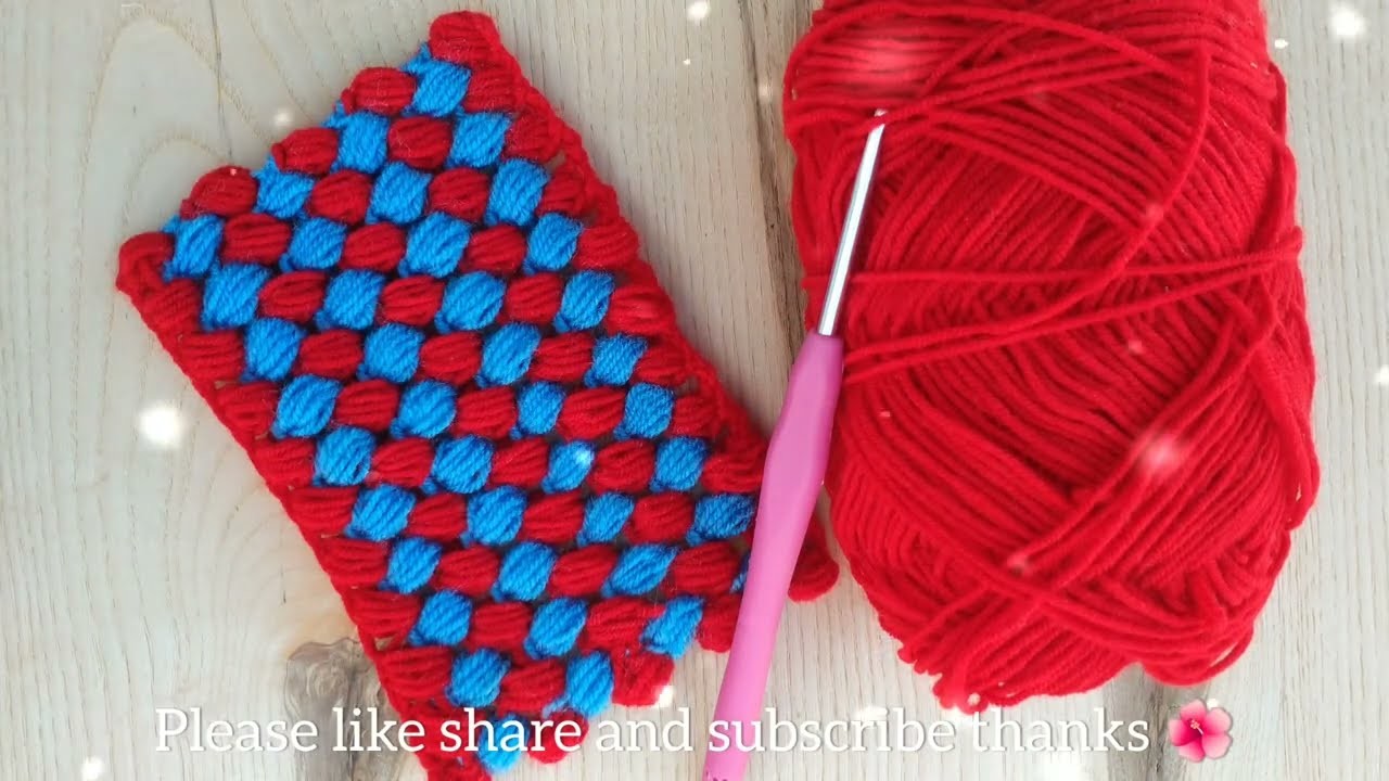 Beautiful crochet pattern ||crochet design easy tutorial for beginners||