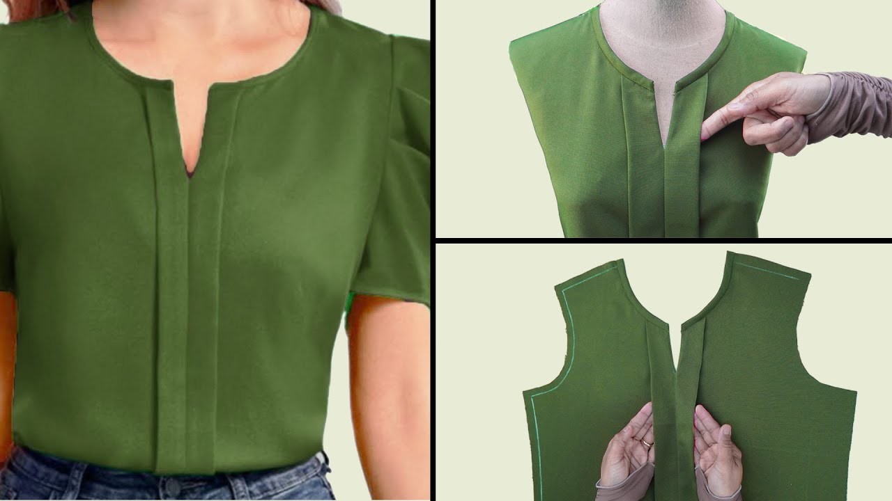 Best Way Women's Collar Sewing⭐️Sewing Tutorial & Technique