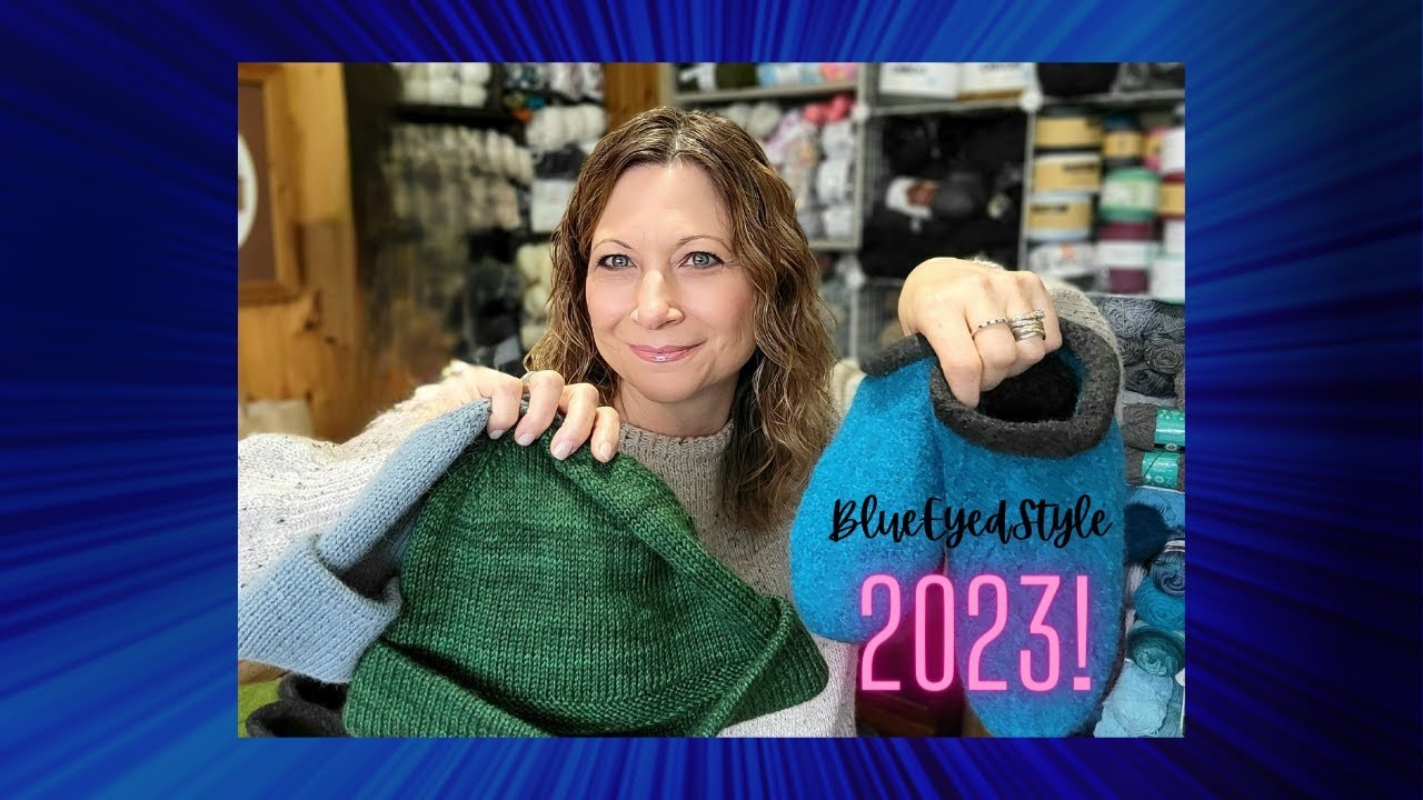 BlueEyedStyle's Crochet, Knitting and Yarn Podcast.Gingerbread Sweater, Hats and Slippers.It's 2023!