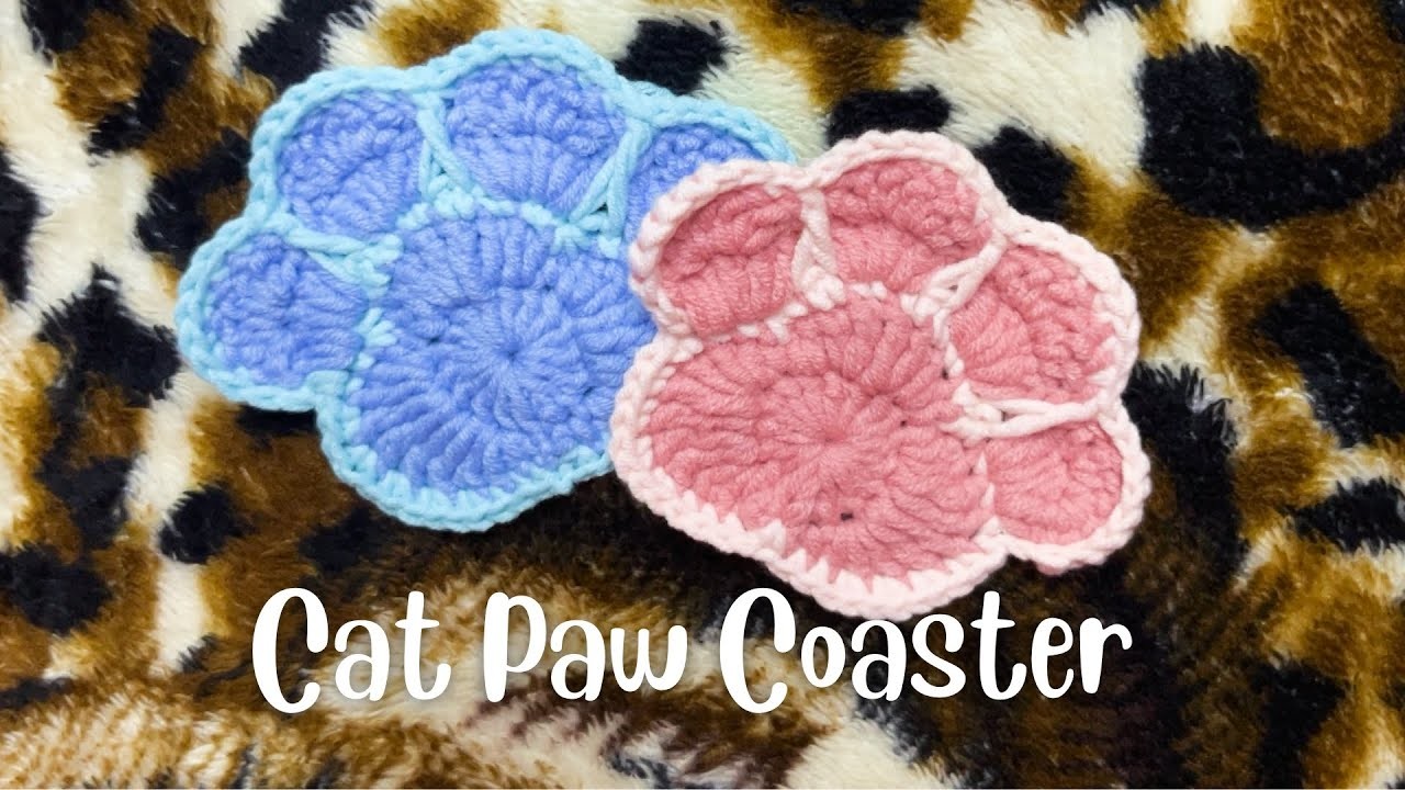 Cat Paw Coaster ???? | Crochet Pattern