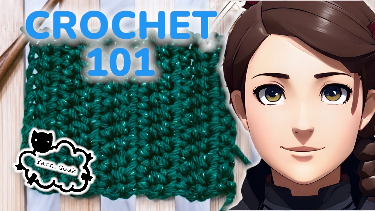 CROCHET 101: Half-Double Crochet Stitch for ABSOLUTE BEGINNERS