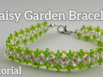 Daisy Garden Bracelet Tutorial - Two-Needle Technique