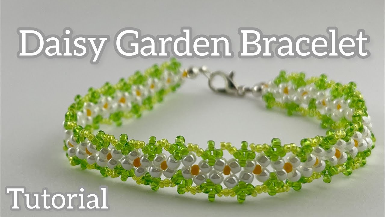 Daisy Garden Bracelet Tutorial - Two-Needle Technique