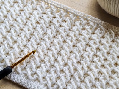 Delightful Crochet Pattern for Beginners! ???? Easy Crochet Stitch for Baby Blanket, Sweater, Cardigan
