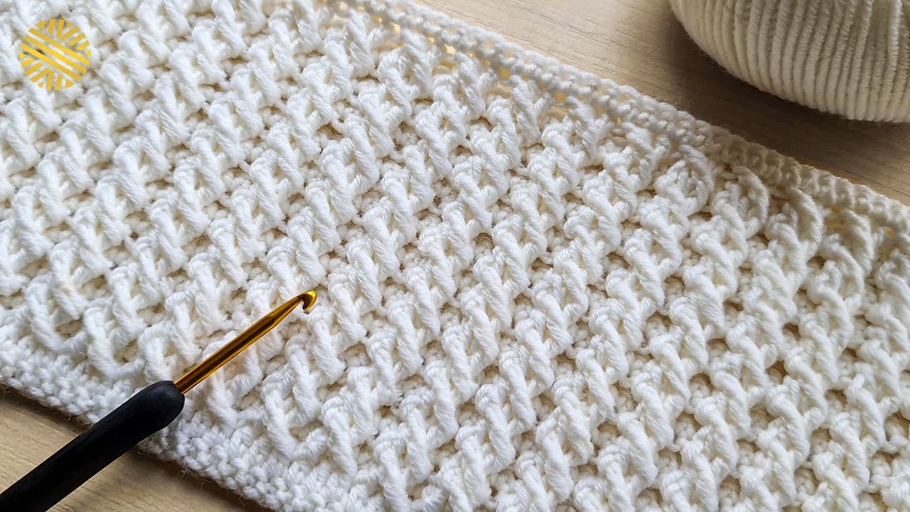 Delightful Crochet Pattern for Beginners! ???? Easy Crochet Stitch for Baby Blanket, Sweater, Cardigan