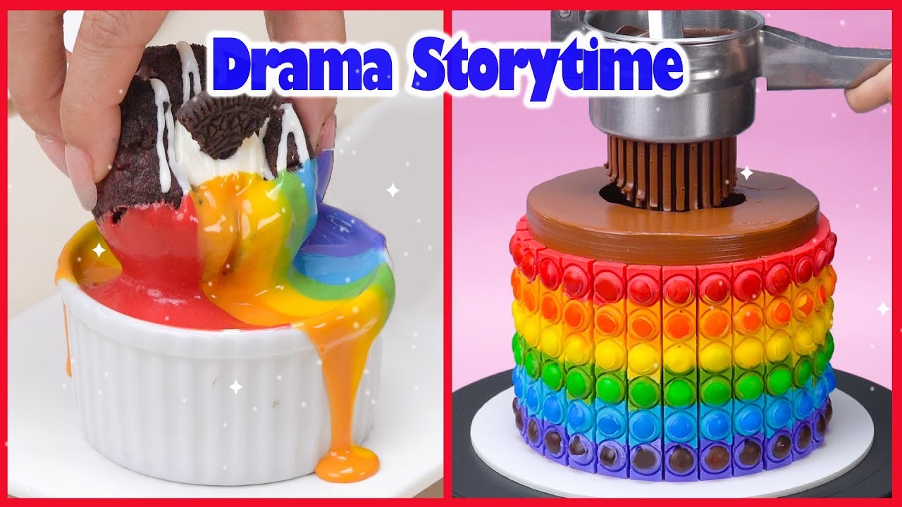 ???? Drama Storytime ???? Oddly Satisfying Rainbow Cake Decorating Ideas