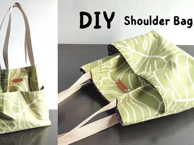 Easy Shoulder Bag Sewing Tutorial | Easy Shoulder Bag Tutorial | Shoulder Bag Tutorial