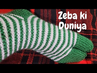 Eddi aur angoothe walli ladies socks ko Banana itna asaan hoga aap soch bhi nhi sakte #knitting