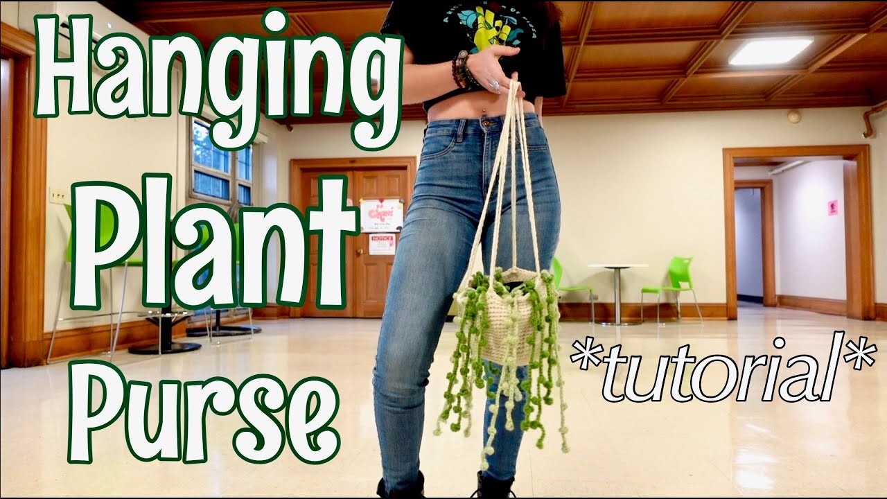 Hanging Plant Purse Tutorial