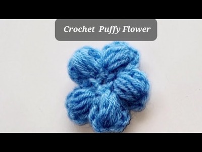 How to Crochet Simple Puff Flowers for Absolute Beginners by Archana Mistry